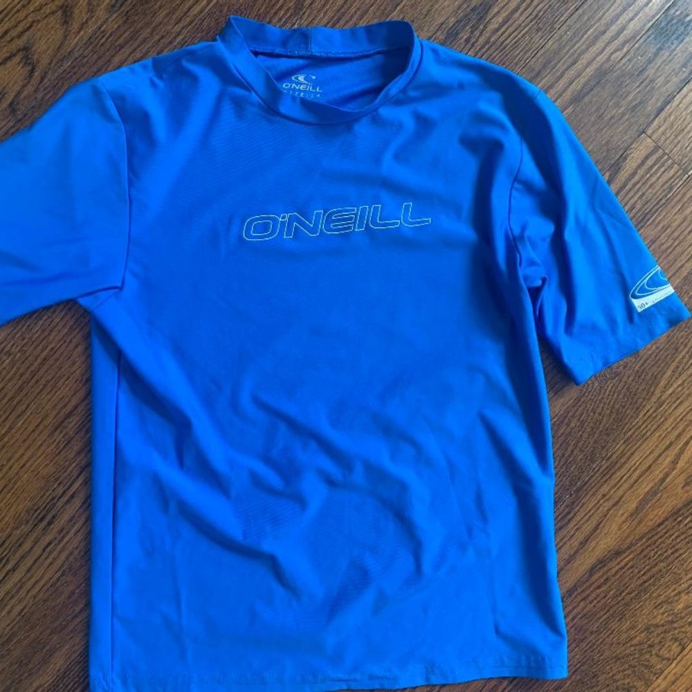 O'NEIL SUNSHIRT 50+ blu size 14 slim fit